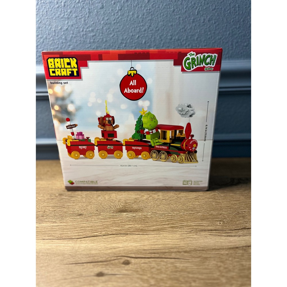 Brick Craft The Grinch‎ Who Express Building Set 527 Pieces Ages 8 Plus